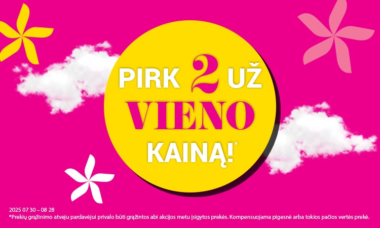 Drogas_BIG SALE_2025 07 30–08 28_banner_1+1_ivaizdiniai_be prod-750x450px.jpg Drogas_BIG SALE_2025 07 30–08 28_banner_1+1_ivaizdiniai_be prod-750x450px.jpg